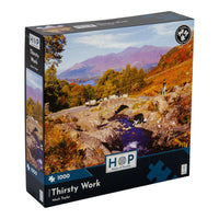 House of Puzzles Thirsty Work 1000 Piece Jigsaw Puzzle picture of the box