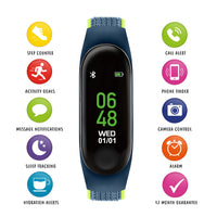 Tikkers Blue Velcro Activity Tracker