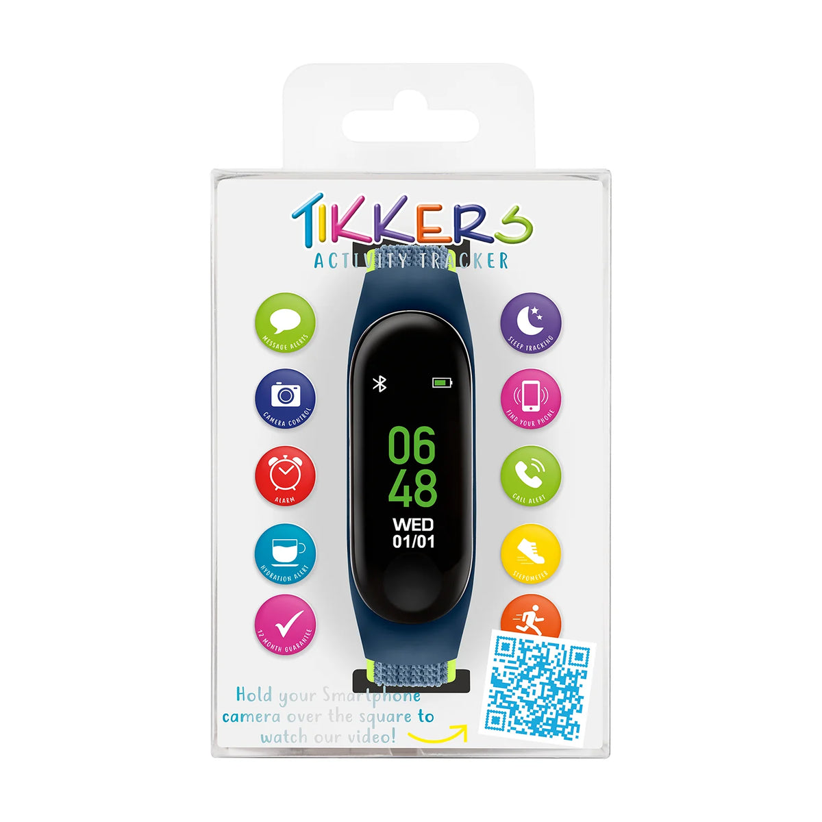 Tikkers Blue Velcro Activity Tracker