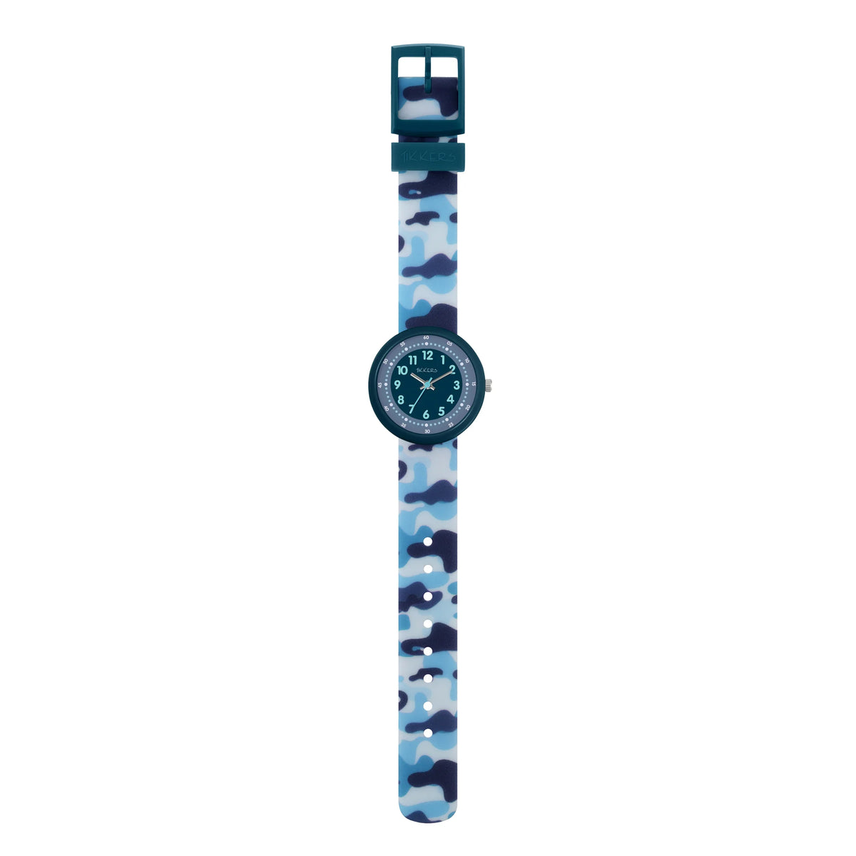 Tikkers Blue Camo Strap Watch