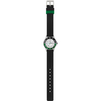 Tikkers Boys Series 10 Watch Black Silver with a black silicone strap
