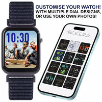 Tikkers Kids Navy Series 13 Smart Watchchange dial for your own picture