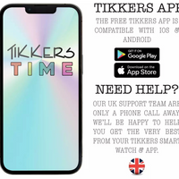 Tikkers Kids Navy Series 13 Smart Watch download app to mswitch it with your phone