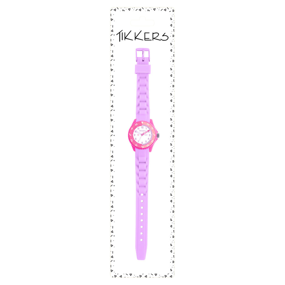 Tikkers Lilac and Pink Silicone Time Teacher Watch product photo 3