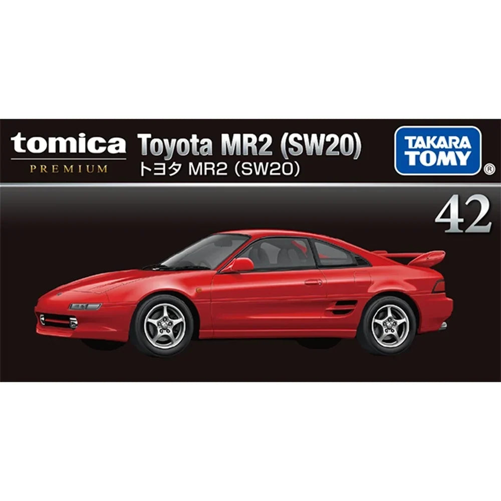 Tomica Premium 42 Toyota MR2 (SW20) with its box