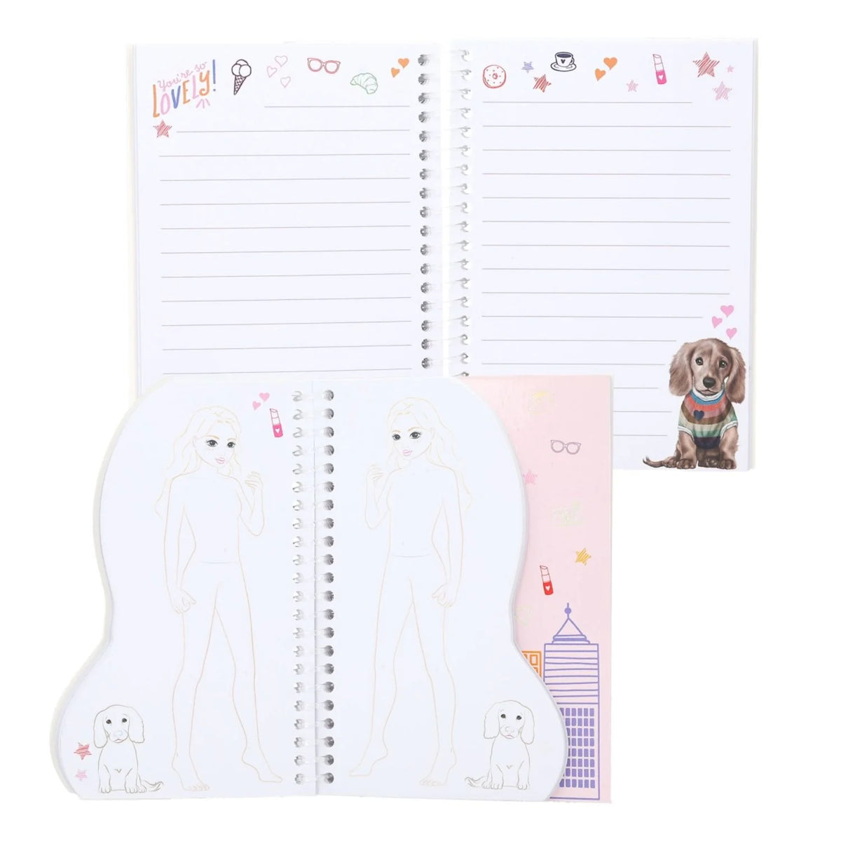 Top Model Spiral Book