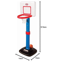 TotSports Easy Score Basketball Set picture of the measurements