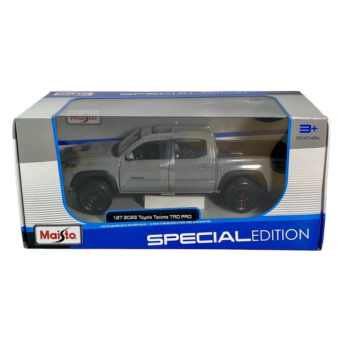 Maisto Special Edition Toyota Tacoma TRD Pro Grey picture in the box