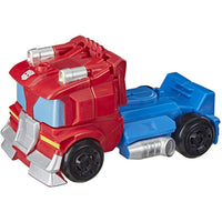 Transformers Rescue Bots Optimus Prime transforming to car