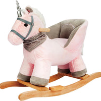 Unicorn Rocking Chair with Sound Effects  picture on the white background
