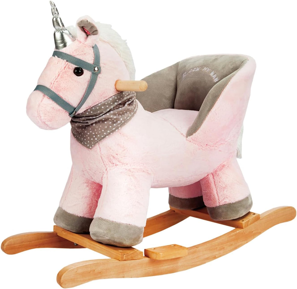 Unicorn Rocking Chair with Sound Effects  picture on the white background