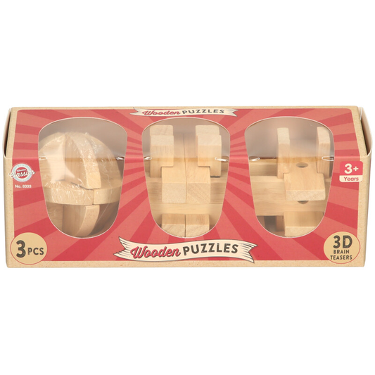 Wooden Puzzle - 3 Pieces