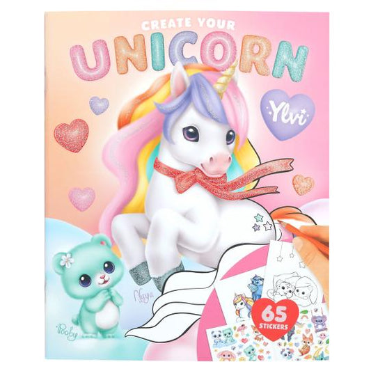 Ylvi Unicorn Colouring Book include stickers
