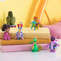 dora figures on book 