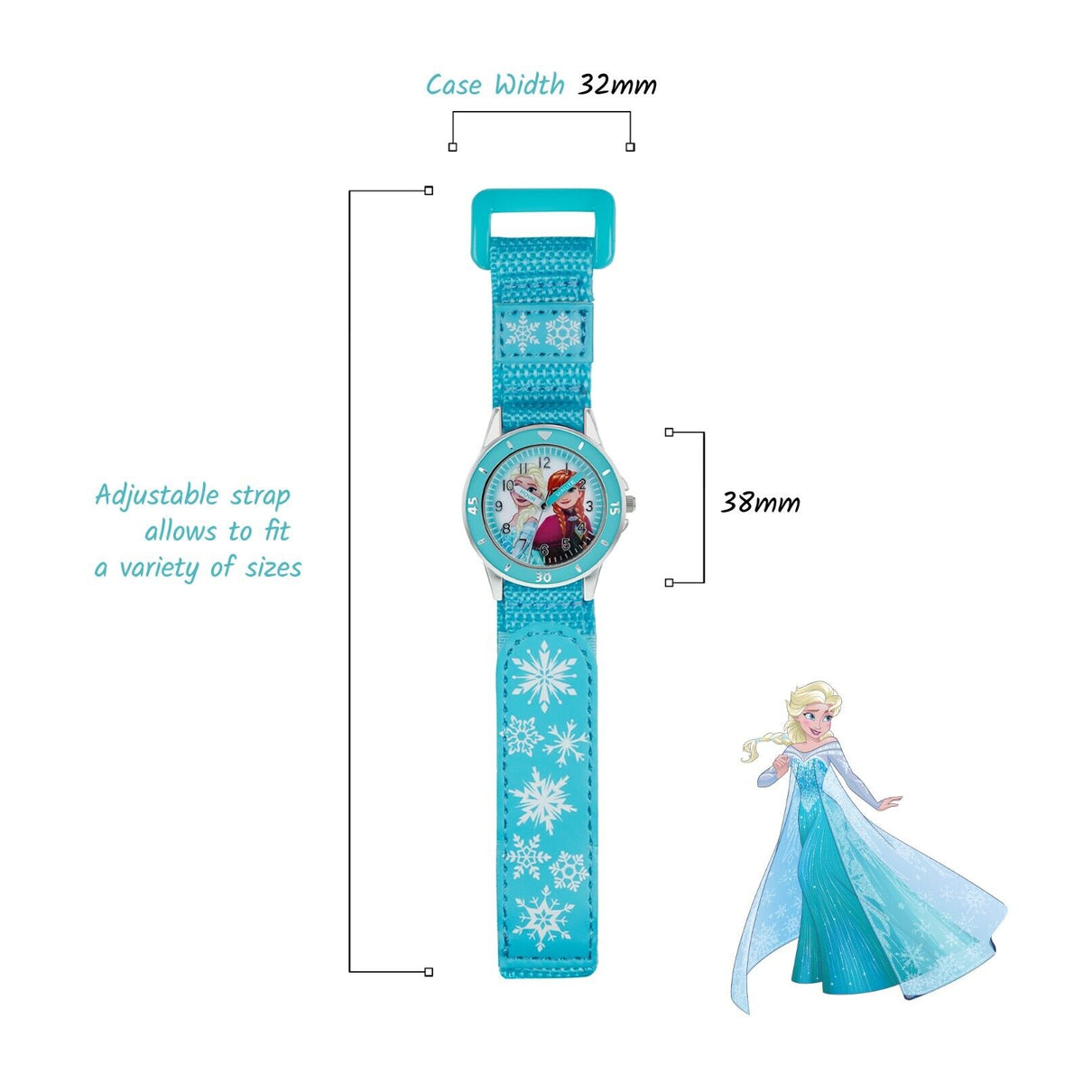 Frozen Time Teacher Watch Fabric Strap