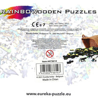 Rainbow Wood Puzzle Wolf