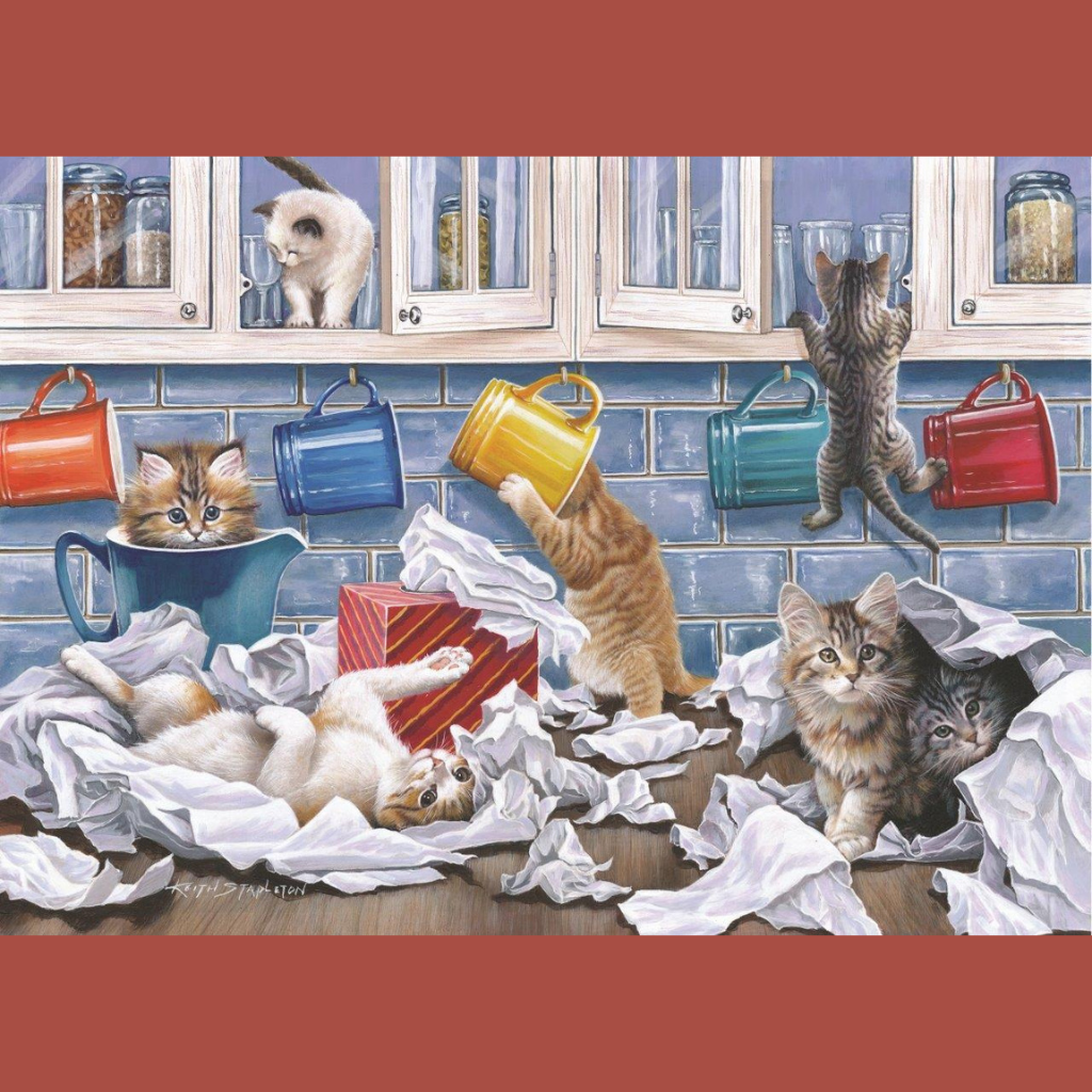 Kitty Litter - BIG 250 Piece Jigsaw Puzzle