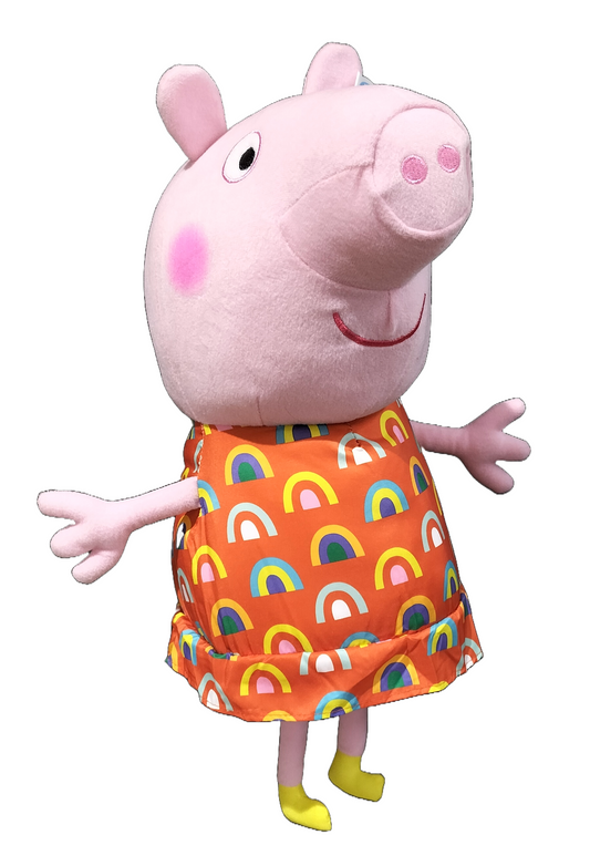 Peppa Pig Plush 50cm Rainbow Dress