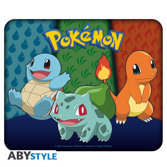 Pokemon Flexible Mousepad Starters Kanto