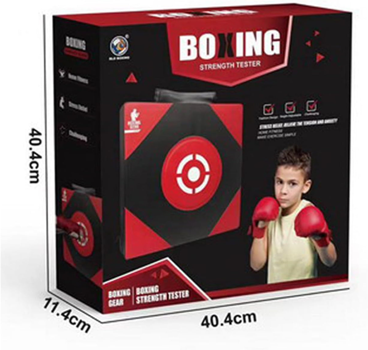 scale of packaging for boxing pad 