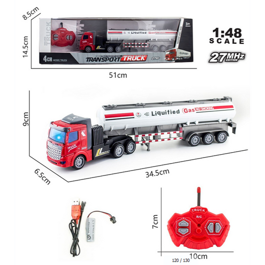 Remote Control Transportation Truck 1:48 Scale