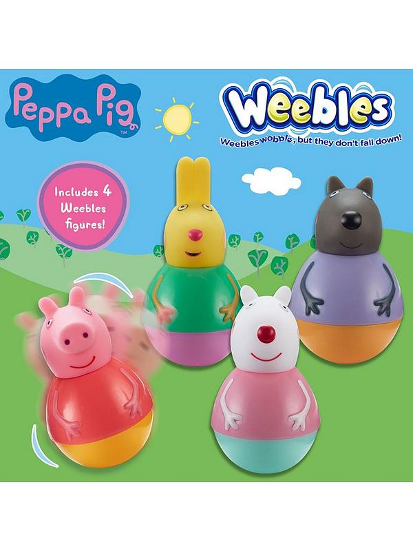 Peppa Pig and Friends Weebles: Pack of 4 Figures