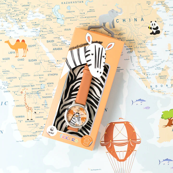 Tikkers x WWF Zebra Dial Watch