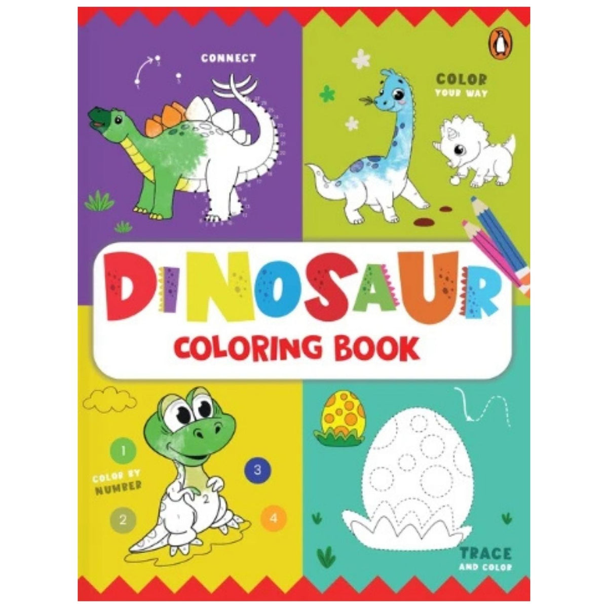 Toys at Foys- Kids Colouring Book Dino