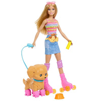Toys at Foys - Barbie Pets Skate and Run Pup Blonde Doll 