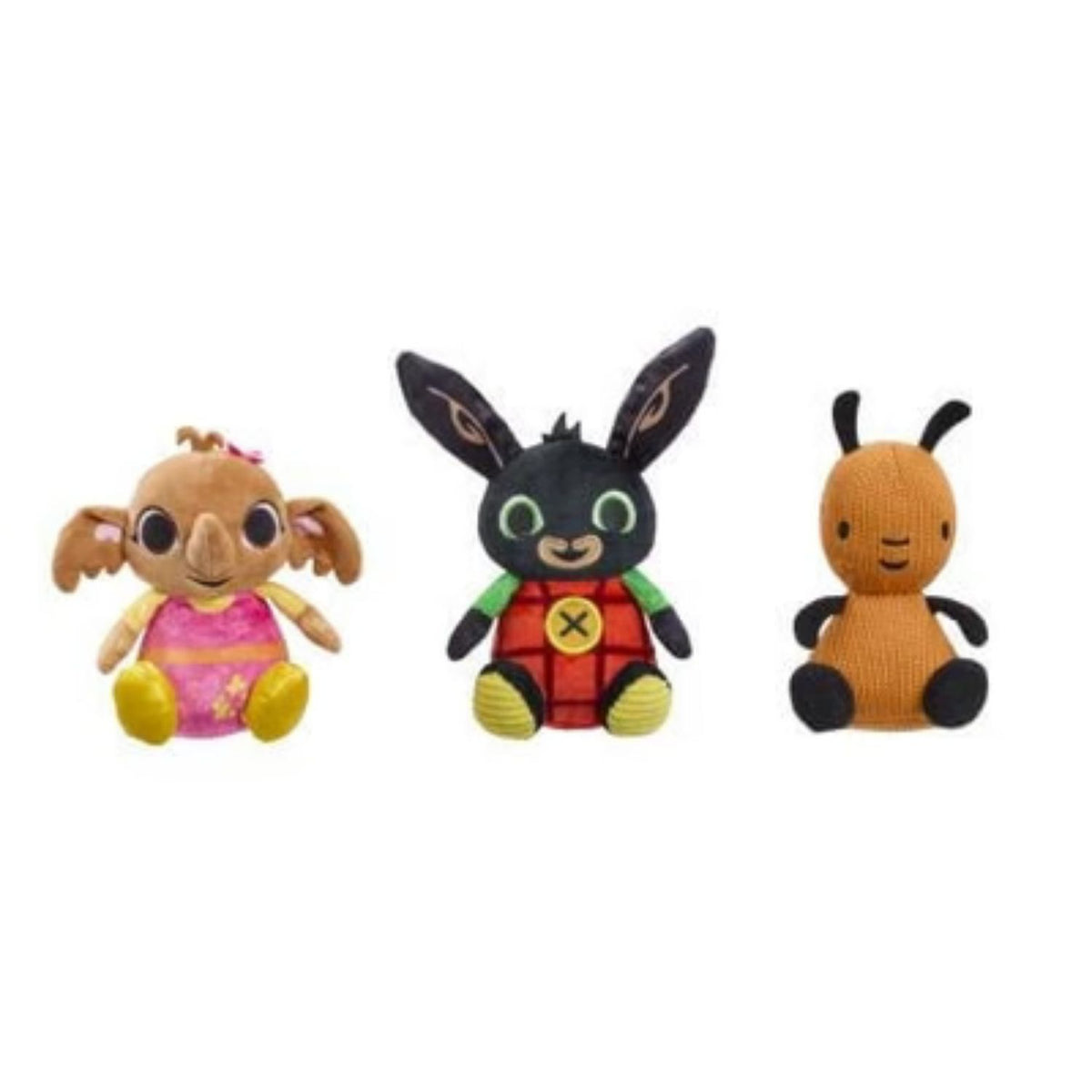 Toys at Foys - Bing Cuddle Bean Soft Toy – Bing, Flop & Sula Assorted