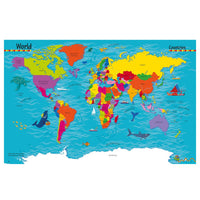 Toys at Foys - Collins Children's Picture Atlas- world map
