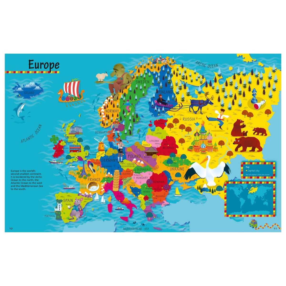 Toys at Foys - Collins Children's Picture Atlas - europe 