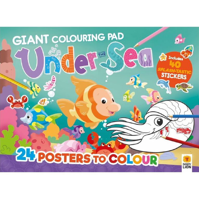 Toys at Foys - Colouring Pad Under The Sea 