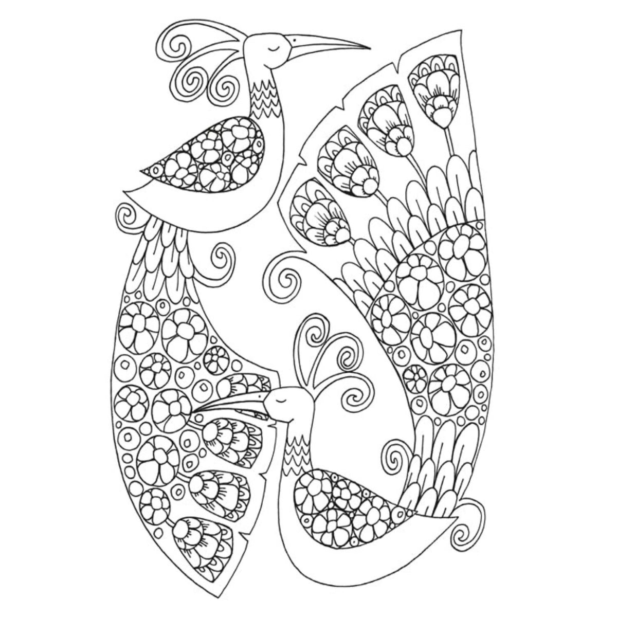 Toys at Foys - Creative Colouring peacock