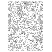 Toys at Foys - Creative Colouring jungle image