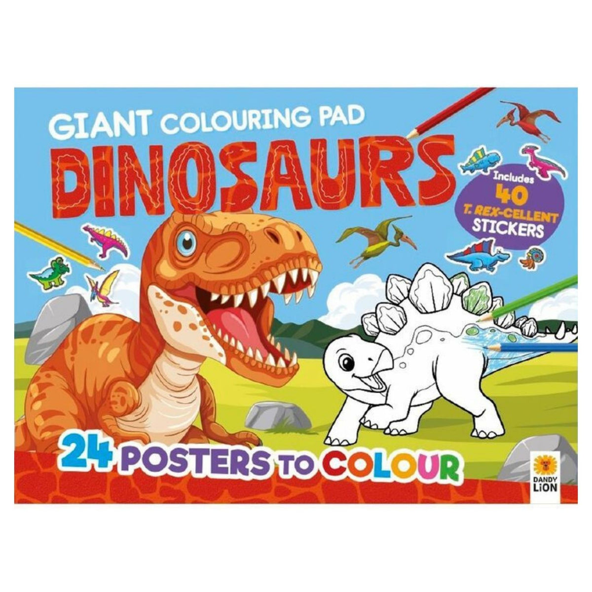 Toys at Foys - Dinosaurs: Giant Colouring Pad