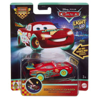 Toys at Foys - Disney / Pixar Cars Race to Celebrate Light-Up Lightning McQueen Diecast Car
