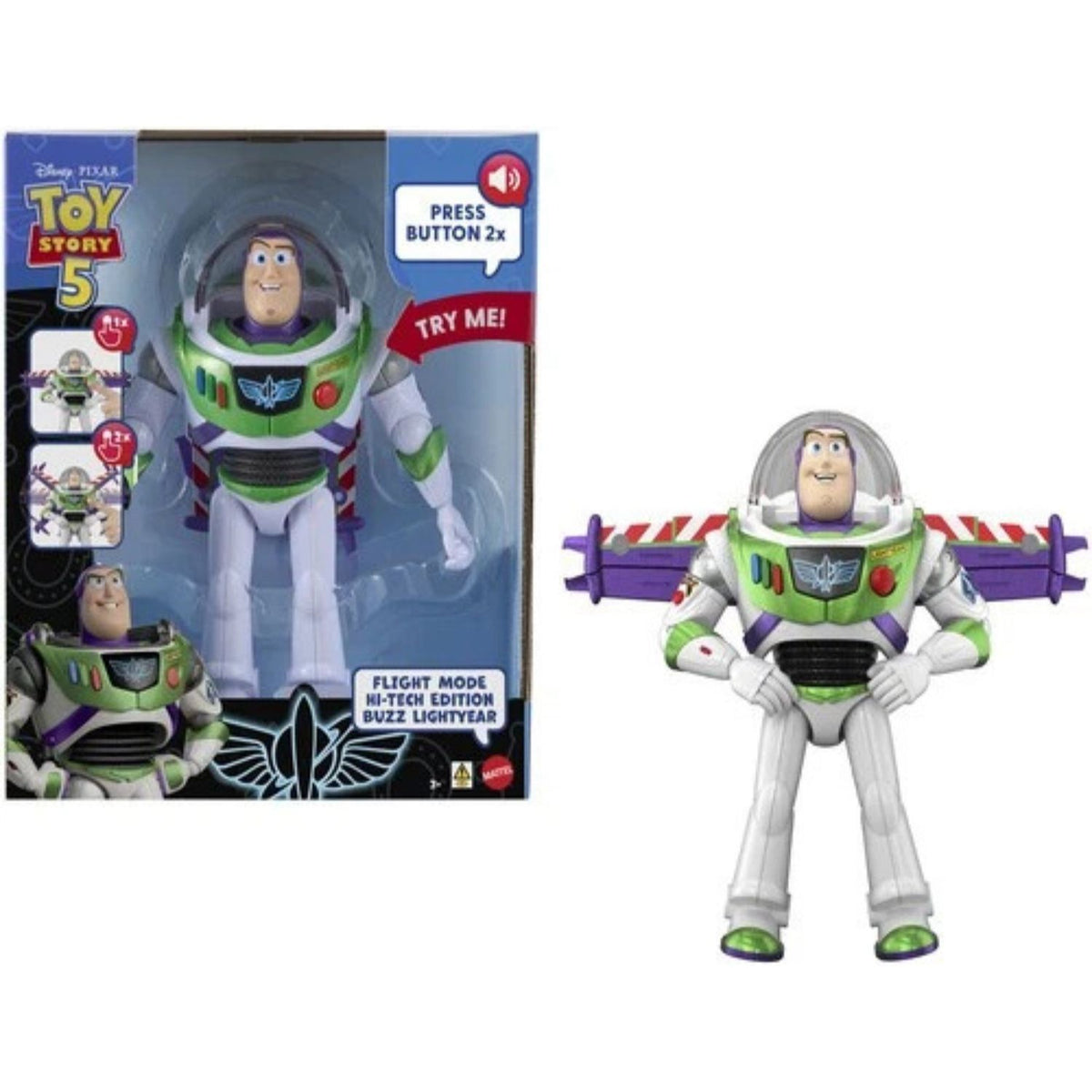 Toys at Foys - Disney Pixar Toy Story 5 Flight Mode Hi-Tech Edition Buzz Lightyear