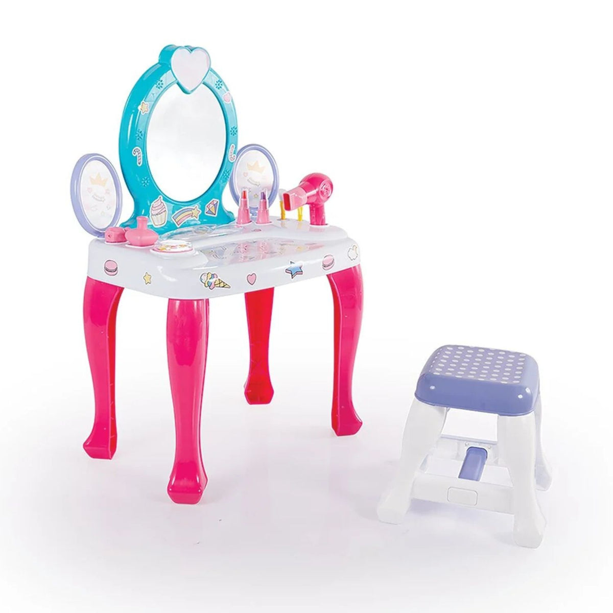Toys at Foys - Dolu Children's Dressing Table with Mirror - set up 