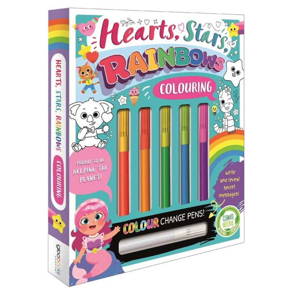 Toys at Foys  Heart Starts Rainbow Colouring Including Pencils 