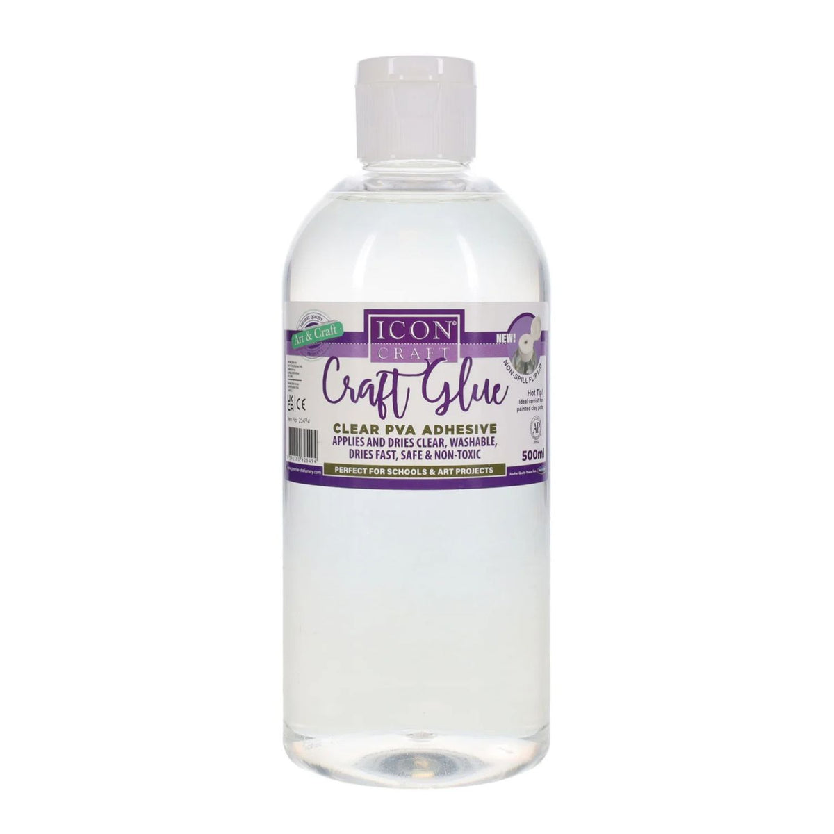 Toys at Foys - Icon Craft 500ml Clear PVA Craft Glue