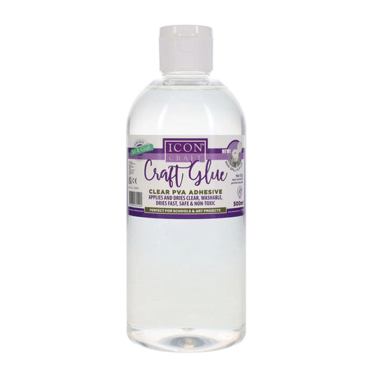 Toys at Foys - Icon Craft 500ml Clear PVA Craft Glue