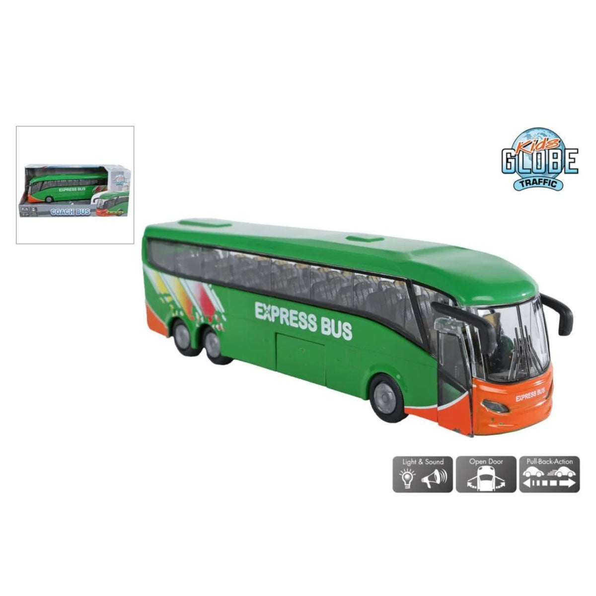Toys at Foys - Kids Globe Bus with Light & Sound