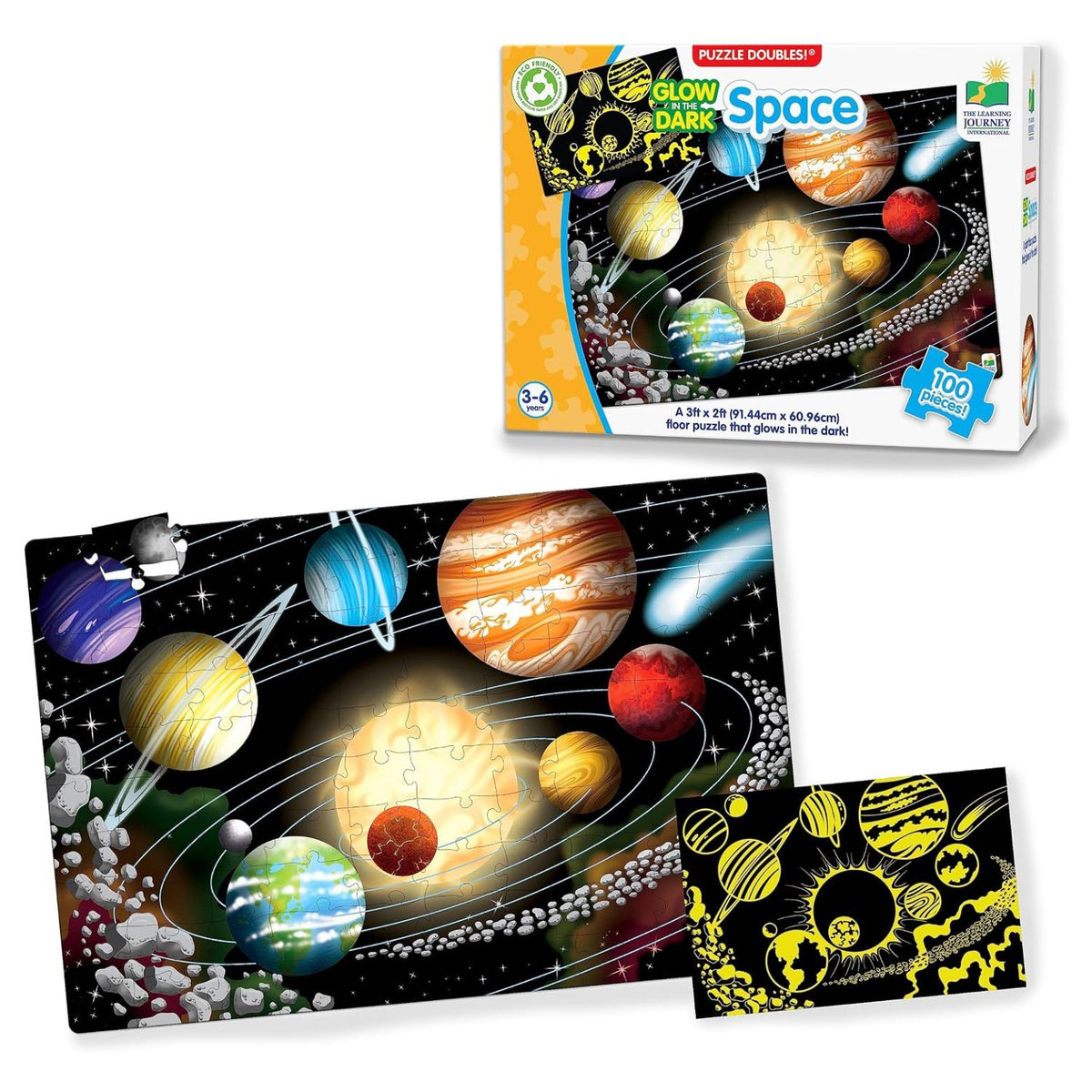 Toys at Foys - Learning Journey Puzzle Doubles Glow In The Dark 