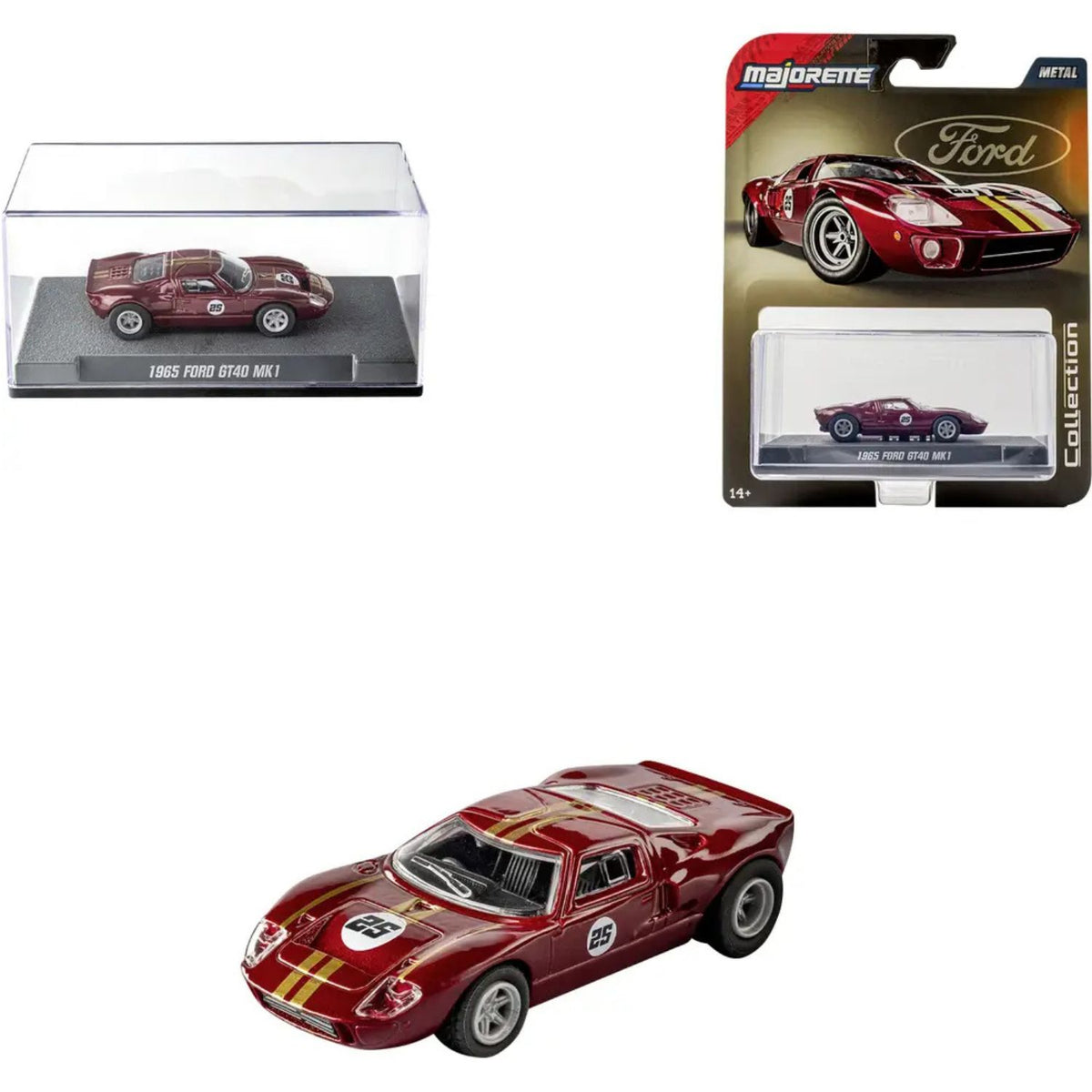 Toys at Foys - Majorette Collection 1965 Ford GT40 MK1