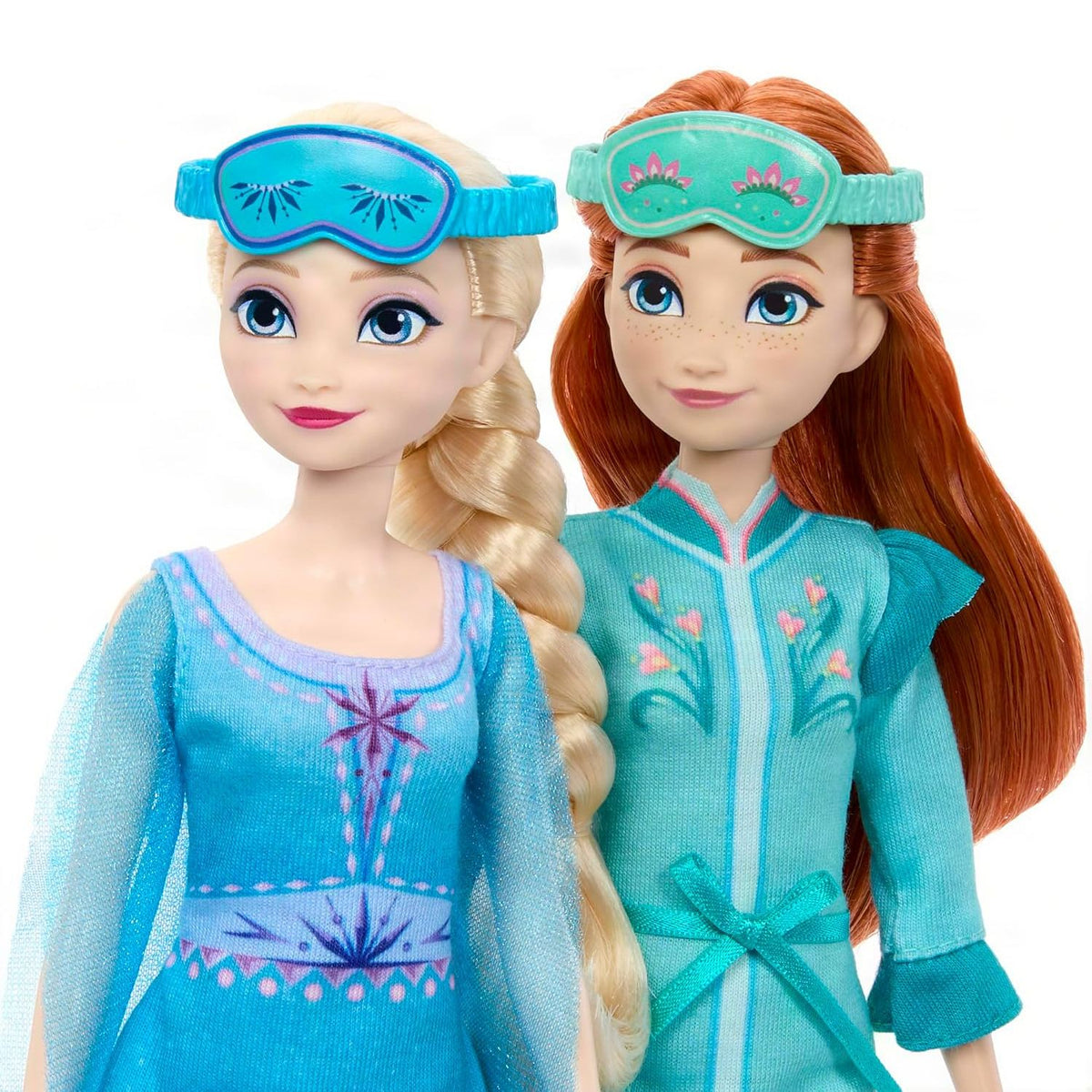 Toys at Foys - Mattel Disney Frozen Anna & Elsa Slumber Sister Set of 2 Fashion Dolls