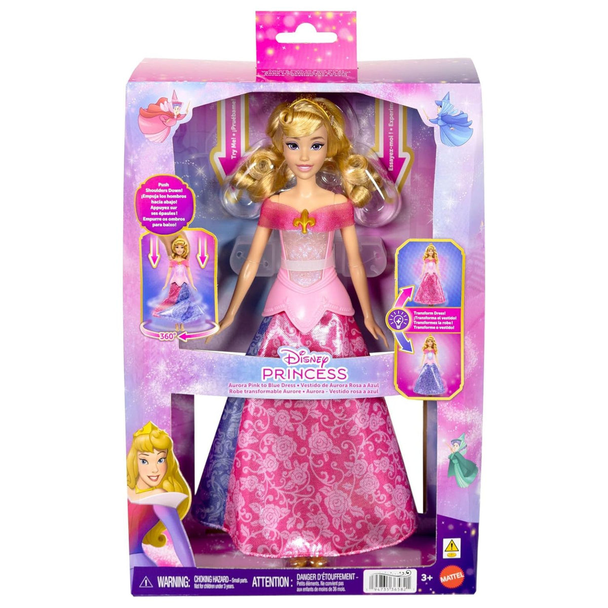 Toys at Foys - Mattel Disney Princess Transforming Light-Up Doll