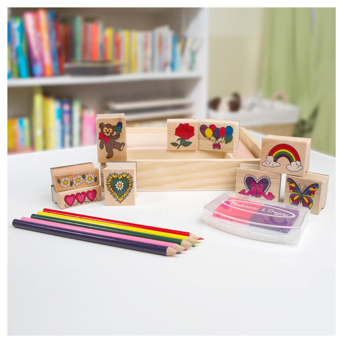 Toys at Foys - Melissa & Doug Friendship Wooden Dual-Colour Puzzle 