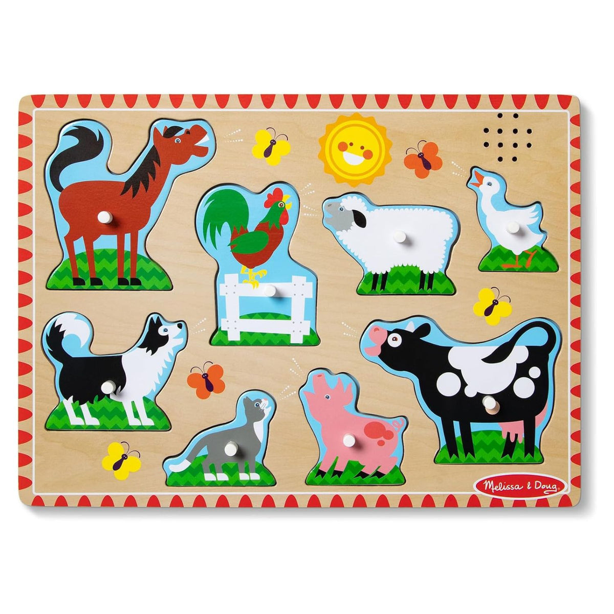 Toys at Foys - Melissa & Doug Zoo Animals Sound Puzzle