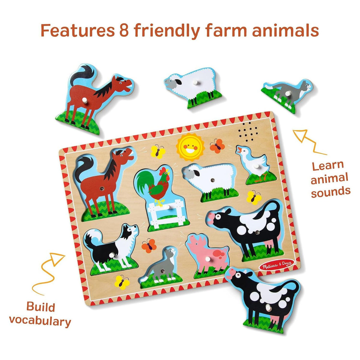 Toys at Foys - Melissa & Doug Zoo Animals Sound Puzzle